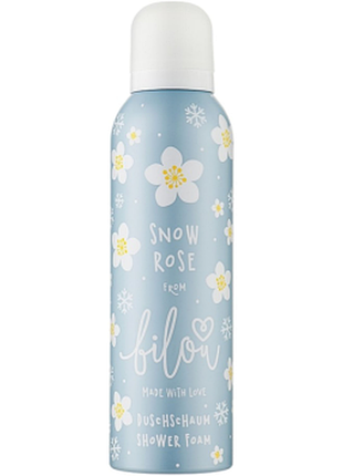 Пенка для душа bilou snow rose, 200мл, 200 мл