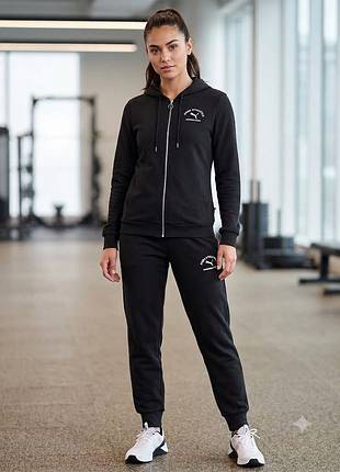 Женский спортивный костюм puma athletics (черный)