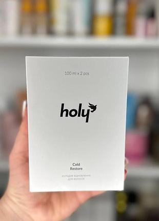 Набір для волосся holy сет «холодне відновлення» (holy cold restore step 1 + step 2), 100+100 мл
