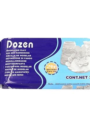 Масса для лепки "dozen" dscn0664 белая 250 грамм