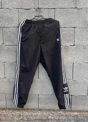 Чорні жіночі спортивні штани adidas originals adicolor, м