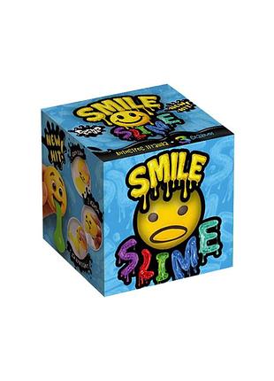 Іграшка антістресс в'язка маса "smile slime" ss-01-02 клейкий лизун