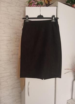 Черная юбка замша vero moda.