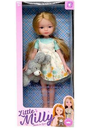 Кукла "little milly" 35 см (блондинка)