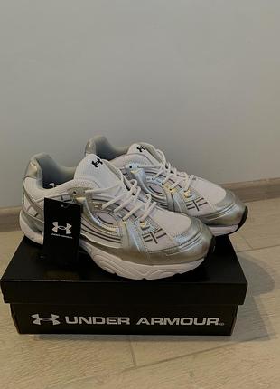 Оригінал! нові кросівки under armour sola white/silver