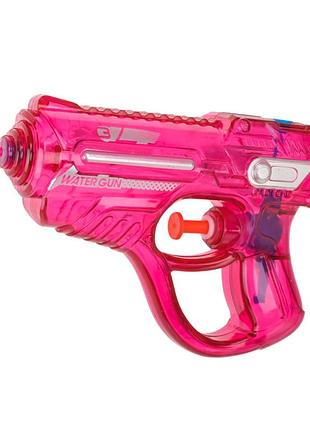 Дитячий ігровий водний пістолет 8012wg(pink) пластик, 12х3х9 см