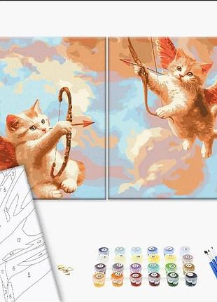 Brushme classic картина по номерам стрелы любви, 30×40 см, 30×40 см