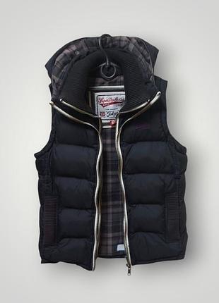 Жилетка жіноча superdry чорна, розмір s
