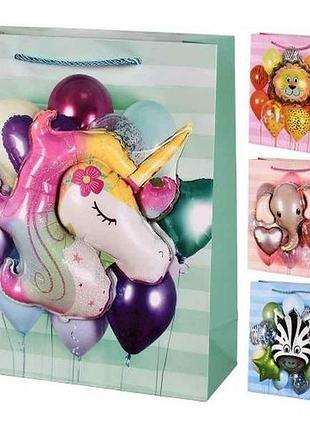 Пакет подарочный s animals 3d 18*23*10см r98508-s тм stenson