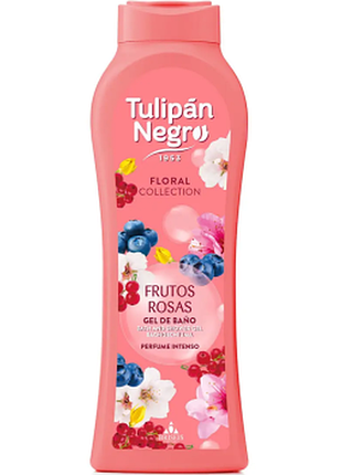 Гель для душу парфумований tulipan negro floral рожеві фрукти, 650мл, 650 мл