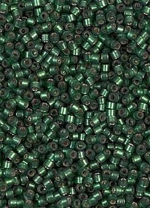 Db-690 бисер miyuki delica beads 11/0 (блестящий темно-зеленый)
