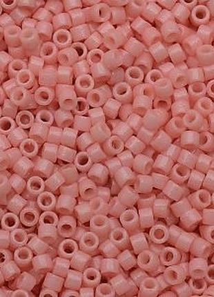 Db-2113 бисер miyuki duracoat delica beads 11/0 (натуральный коралловый светлый)