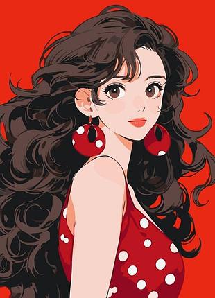 Картина за номерами "anime girl" 10132-ac 40х50 см