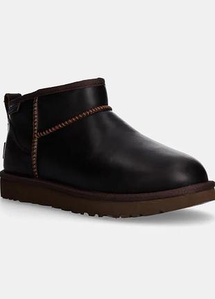 Уггі жіночі ugg classic ultra mini шоколадні