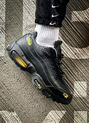 Кросівки nike air max 95 corteiz black tour yellow | 41–45