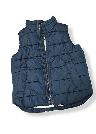 Жилетка для хлопчика gap синя 4 роки (104 см)