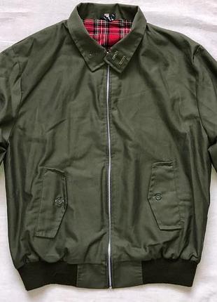 Куртка харік/харрінгтон british harrington jacket khaki мілітарі/кежуал (s/m)