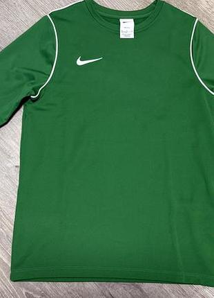Реглан для підлітків nike dri-fit зелений флісовий 13 років 158 см