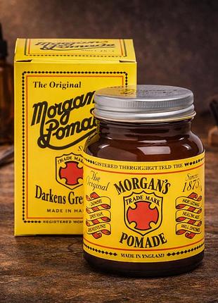 Помада для затемнення волосся morgans hair darkening pomade 100 г надає волоссю темніший відтінок і легку фіксацію