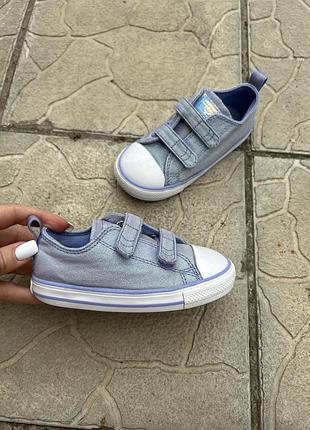 Мокасины кеды на липучках converse 25p
