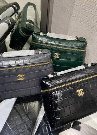 Сумочки chanel невеликі на цепочці фактура у кольорах