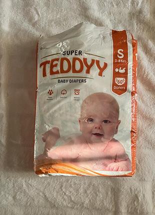 Підгузки teddyy super s 60 шт