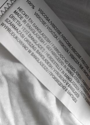 Женская белая футболка pull &amp; bear испания 6