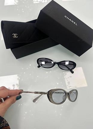 Окуляри сонцезахисні chanel напис на ручці