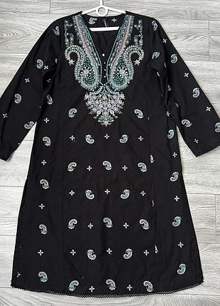 Котонове плаття сукня ethnic вишивка