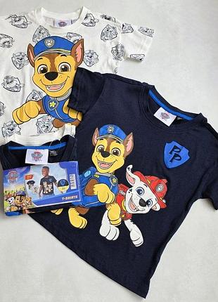 Набір дитячих футболок 2х paw patrol 98-104 см для хлопчиків