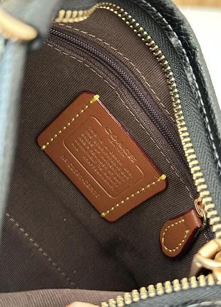 Сумка coach laurel small shoulder bag black 2