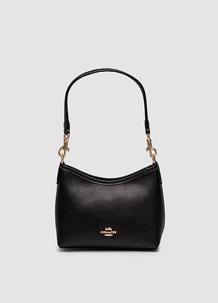 Сумка coach laurel small shoulder bag black 5