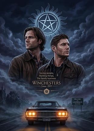Supernatural/ надприродне/цифрова розмальовка pdf для дорослих | 8 сторінок a4 | printable coloring book