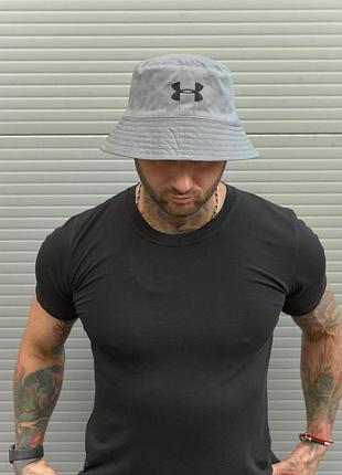 Панама хлопковая базовая under armour серая #