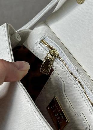 Сумка dolce sicily small gabbana handbag white 2