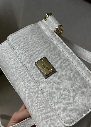 Сумка dolce sicily small gabbana handbag white 7