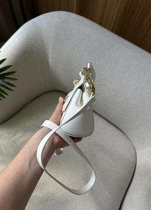 Сумка dolce sicily small gabbana handbag white 8