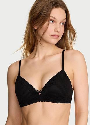 Бюстгальтер с кружевной отделкой victoria's secret