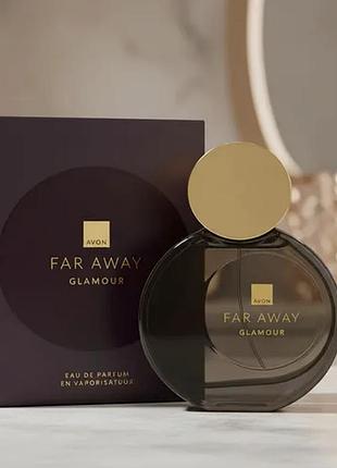 Парфумована вода avon far away glamour 50 мл, для жінок