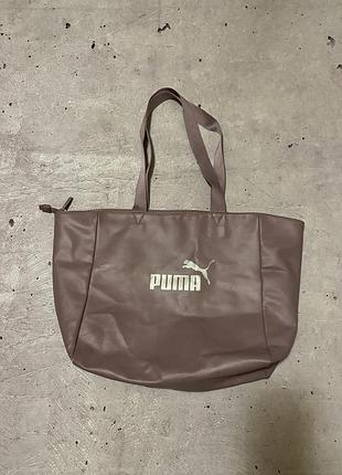 Рожево фіолетова сумка puma 9