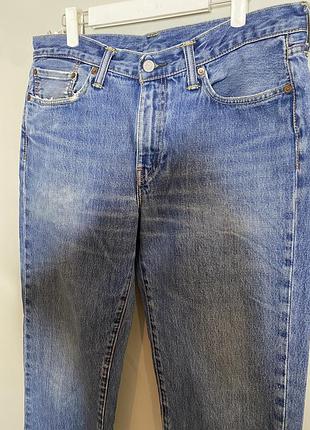 Джинси чоловічі levi's прямі сині 4