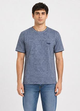 Футболка мужская red-down большие размеры 2xl-5xl коттон эластан турция,xxl,серый