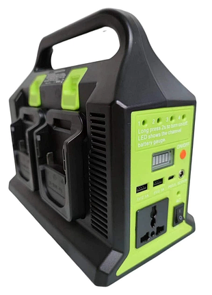 Инвертор uin2 300w | 220v + usb-a + type-c + led 4