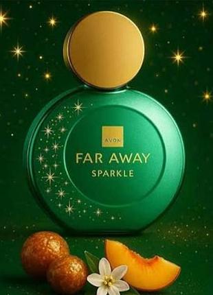 Парфумована вода avon far away sparkle, 50 мл, для жінок