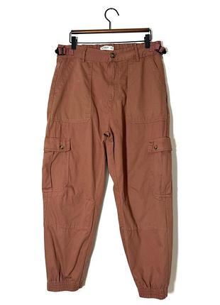 Штани карго з високою посадкою pull&bear