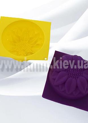 Силиконовая форма подсолнух