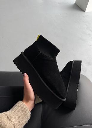 Уггі ugg classic dipper low black