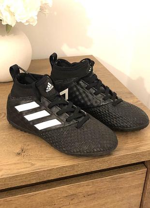 Бутси дитячі adidas ace 17.3 primemesh tf чорні, розмір 31, довжина устілки 19 см