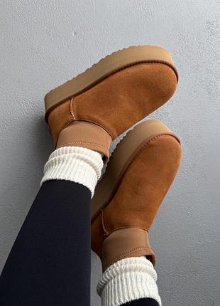 Уггі ugg classic dipper low chestnut 3