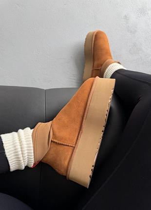 Уггі ugg classic dipper low chestnut 4